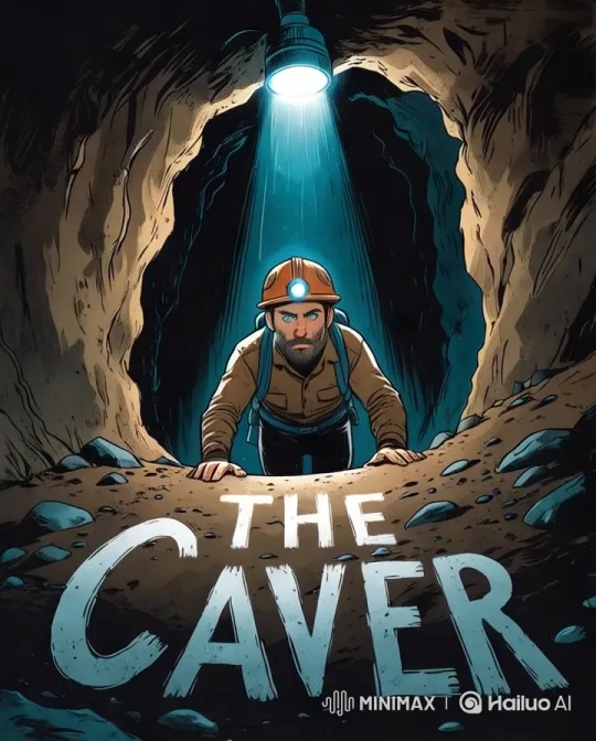 The Caver's Journey into the Dark Depths – AI Generated Video | Hailuo AI