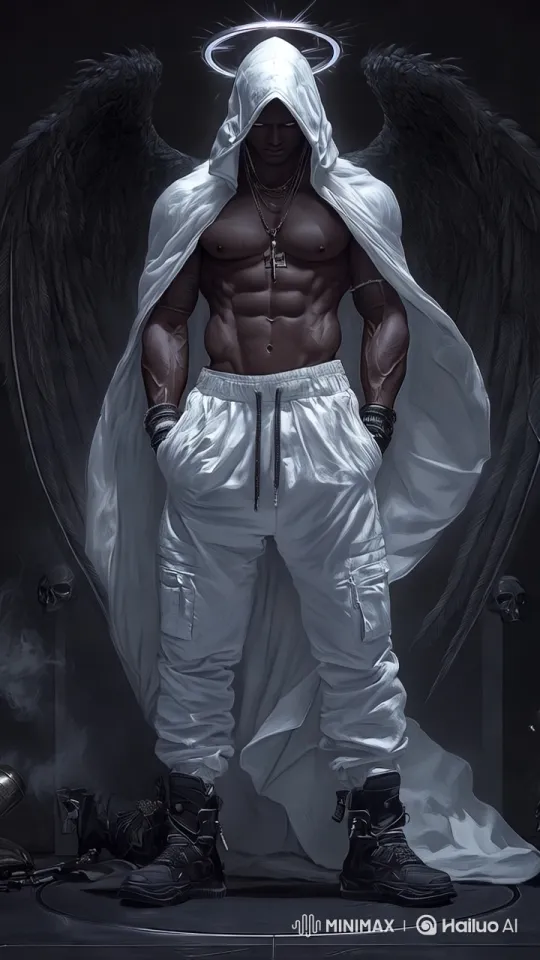 Dark Angel: A Study in Power and Grace – AI Generated Video | Hailuo AI