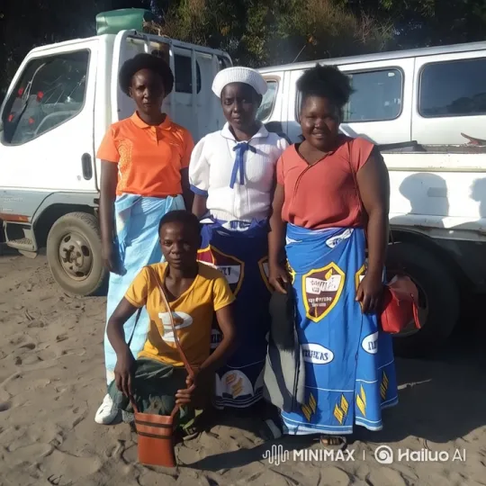 Cultural Harmony: Women in Vibrant Attire by a Vehicle – AI Generated Video | Hailuo AI