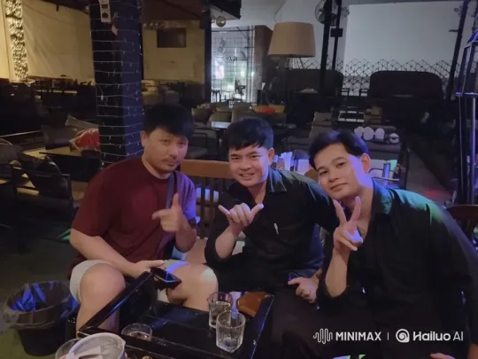 Three Friends in Cozy Dimly Lit Room with Live2D Animation – AI Generated Video | Hailuo AI