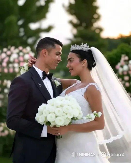 Ronaldo and Georgina's Romantic Garden Wedding Proposal – AI Generated Video | Hailuo AI