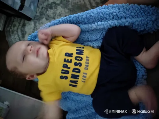 Baby Dancing Joyfully in Cozy Indoor Setting – AI Generated Video | Hailuo AI