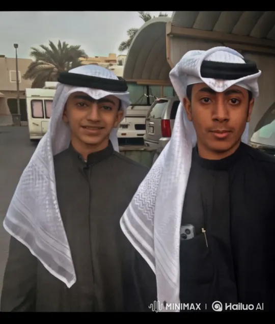 Young Men in Traditional Attire Amidst Serene Outdoor Setting – AI Generated Video | Hailuo AI
