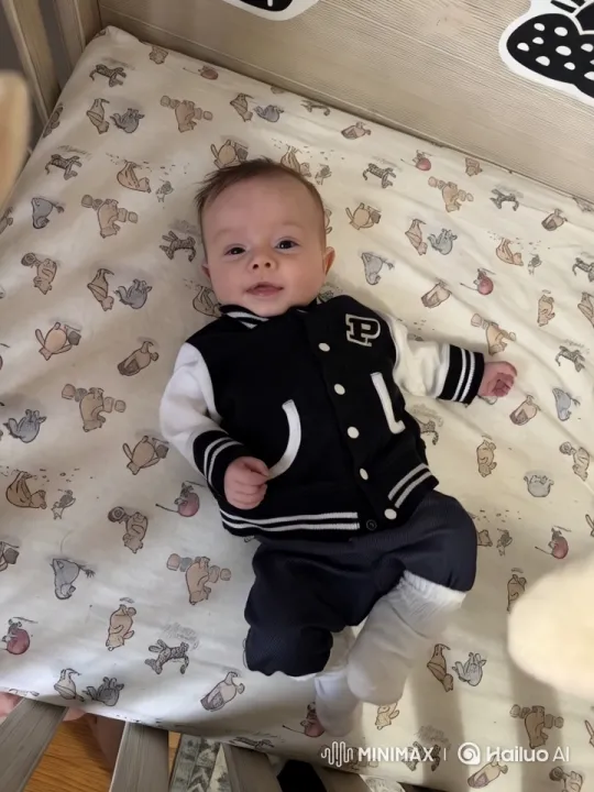 Baby's Playful Dance and Kungfu Moves in Cozy Crib – AI Generated Video | Hailuo AI