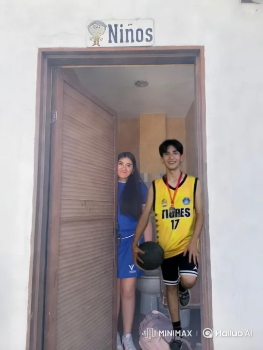 Romantic Encounter of Children in 'Niños' Doorway – AI Generated Video | Hailuo AI