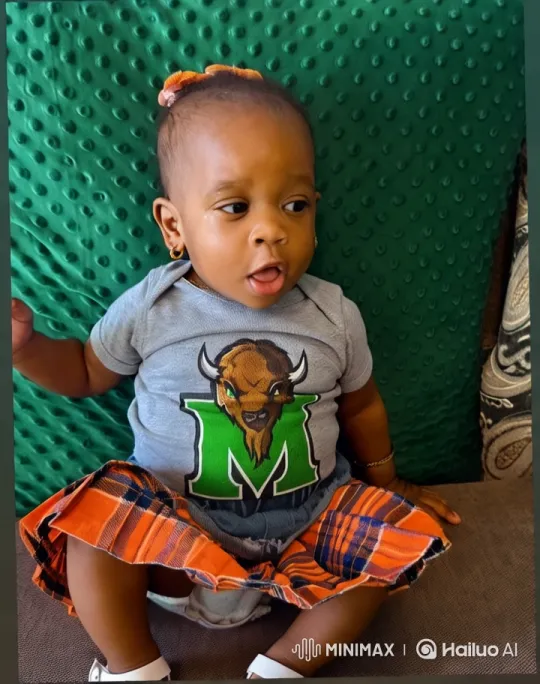 Baby Showcases Energetic Dance and Kungfu Moves in Colorful Outfit – AI Generated Video | Hailuo AI