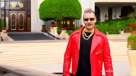 Stylish Man Prepares for Action in Luxury Sedan – AI Generated Video | Hailuo AI