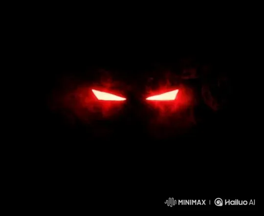 Mysterious Black-Armored Figure Emerges from Darkness – AI Generated Video | Hailuo AI