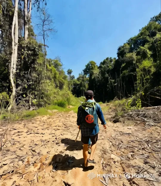 Golden Hour Silhouette Photography Tracking Shot – AI Generated Video | Hailuo AI