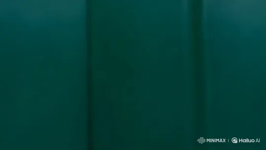 A man in a dark jacket walks through a serene, old-town street, ending at a café. – AI Generated Video | Hailuo AI