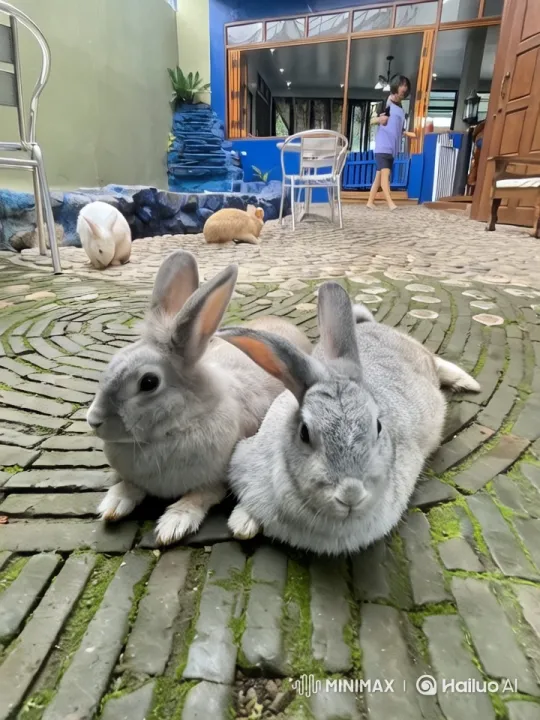 Harmonious Coexistence in a Serene Garden Setting – AI Generated Video | Hailuo AI