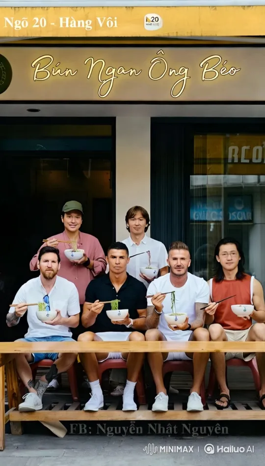 Vibrant Dining Experience at Bún Ngan Ông Béo – AI Generated Video | Hailuo AI
