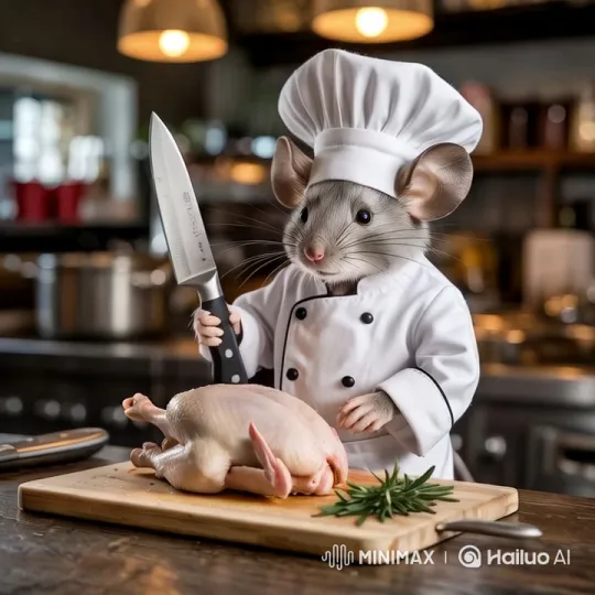 Mouse Chef Showcases Culinary Skills in Animated Short – AI Generated Video | Hailuo AI