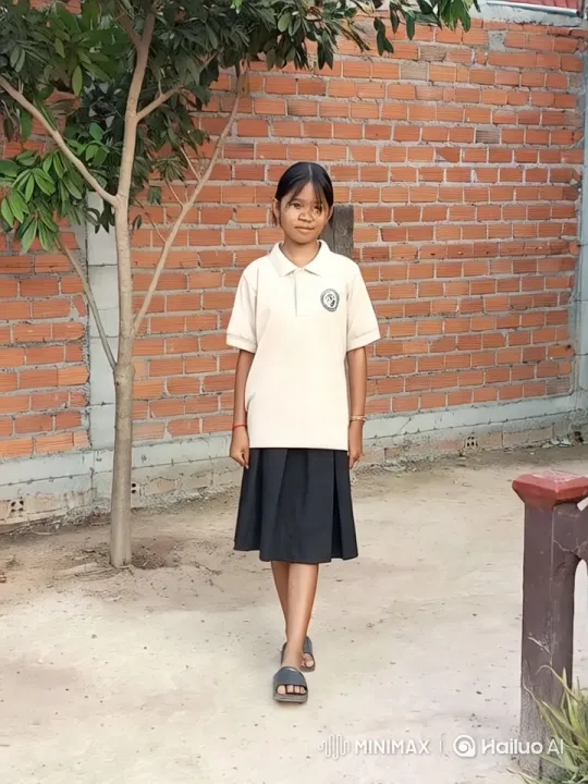 Young Girl in Polished Aesthetic Setting – AI Generated Video | Hailuo AI