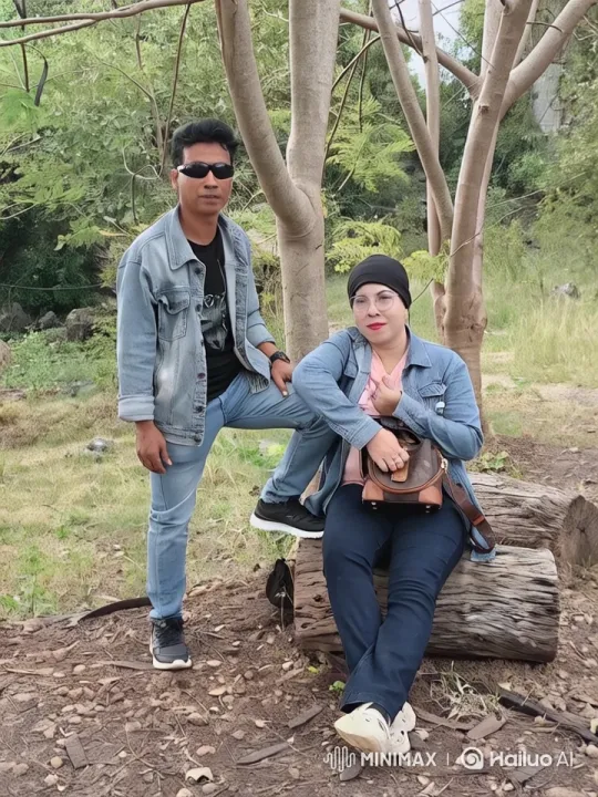 Captivating Portrait of Two Individuals in Serene Outdoor Setting – AI Generated Video | Hailuo AI