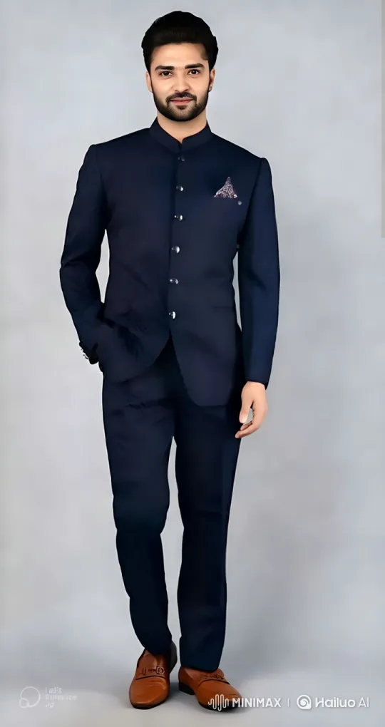 Sophisticated Man Showcases Elegant Suit in Dynamic Video Scene – AI Generated Video | Hailuo AI