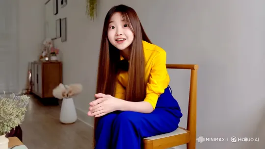 Anime Girl Describes Her YouTube Channel with Graceful Camera Work – AI Generated Video | Hailuo AI