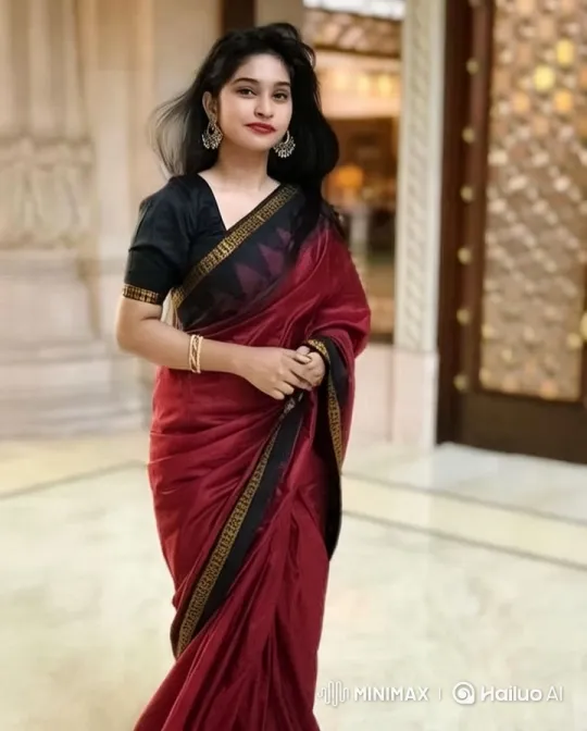 Elegant Woman in Luxurious Hallway Displaying Grace – AI Generated Video | Hailuo AI