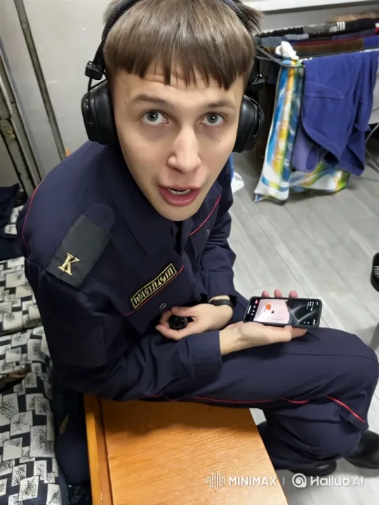 Animated Man in Uniform Demonstrates Frustration and Determination – AI Generated Video | Hailuo AI