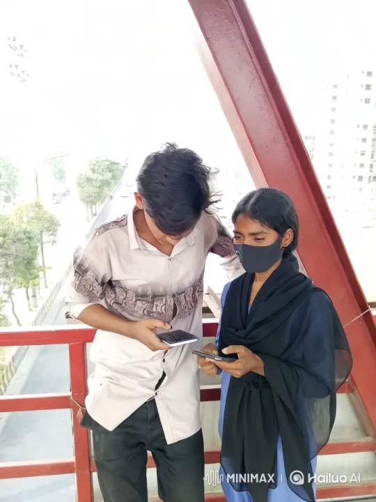 Young Couple's Intimate Moment on City Bridge – AI Generated Video | Hailuo AI