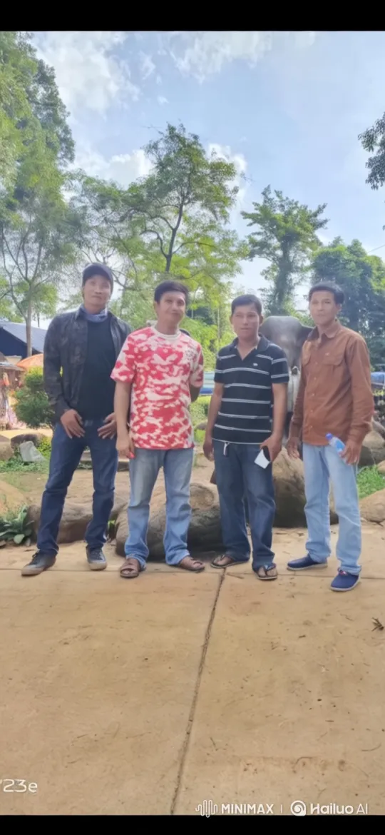 Four Men Practicing Kung Fu in Nature – AI Generated Video | Hailuo AI