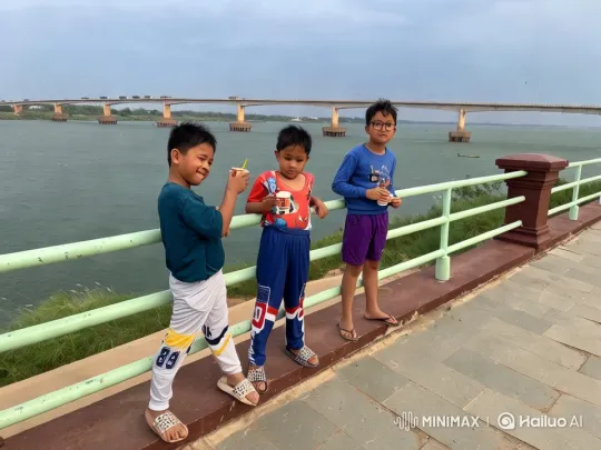 Children's Playful Antics by the River – AI Generated Video | Hailuo AI