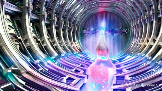 Sci-Fi Vortex: Astronauts Fly Through Dimensional Portal – AI Generated Video | Hailuo AI