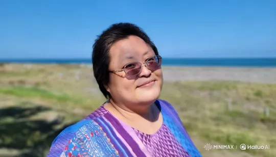 Person Enjoying Serene Beach Landscape – AI Generated Video | Hailuo AI