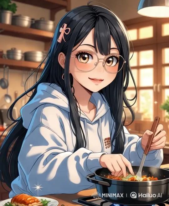Cozy Kitchen: Aesthetic Cooking Experience – AI Generated Video | Hailuo AI