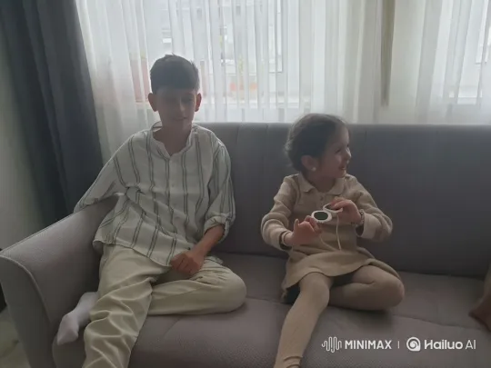 Boy Aggressively Assaults Girl in Softly Lit Room – AI Generated Video | Hailuo AI