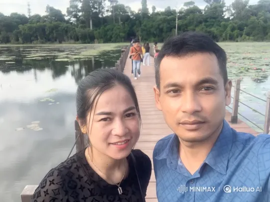 Embrace Over Tranquil Lake with Serene Forest – AI Generated Video | Hailuo AI