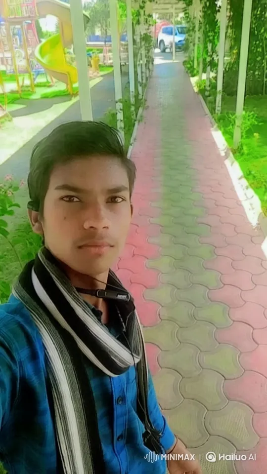 Colorful Park Pathway and Play Area Scene – AI Generated Video | Hailuo AI
