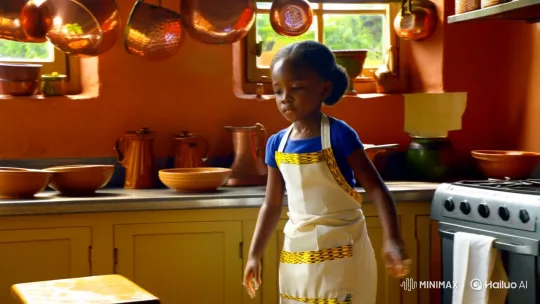 Amina's Culinary Journey in a Ghanaian Kitchen – AI Generated Video | Hailuo AI