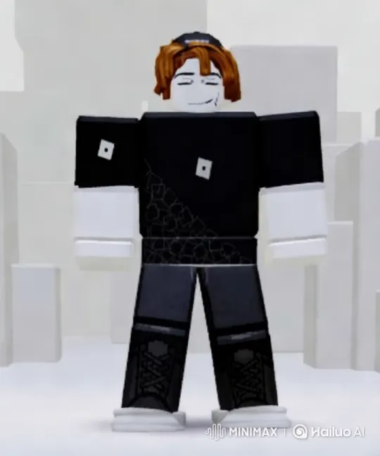 Animated humanoid wreaks havoc in abstract white world – AI Generated Video | Hailuo AI