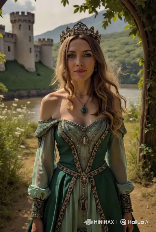 Enchanted Fairytale: Spinning Princess in Bejeweled Gown – AI Generated Video | Hailuo AI