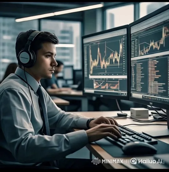 Forex Trader Tone's Journey in a High-Tech Office – AI Generated Video | Hailuo AI