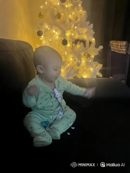 Baby's Energetic Kungfu Dance in Christmas Spirit – AI Generated Video | Hailuo AI