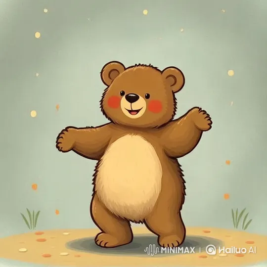 Forest Bear Grooves to Banjo Beat – AI Generated Video | Hailuo AI