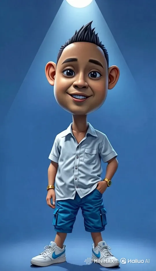 Live2D Animated Video of a Confident Young Boy – AI Generated Video | Hailuo AI