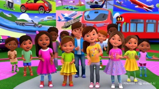 Children's Joyful Dance in a Party of Travel Adventures – AI Generated Video | Hailuo AI