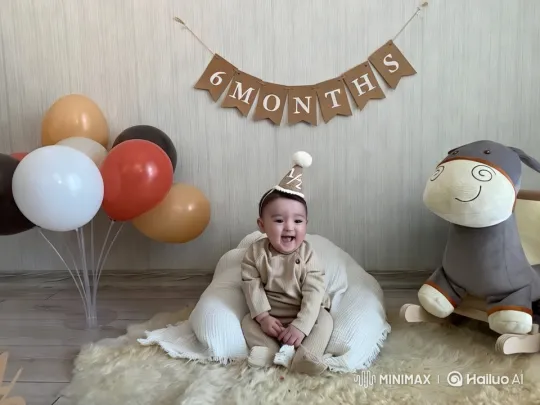 6-Month-Old Baby's Adorable Kung Fu Mimicry – AI Generated Video | Hailuo AI
