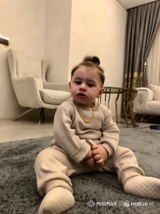 Baby's Energetic Kungfu Dance in Modern Living Room – AI Generated Video | Hailuo AI