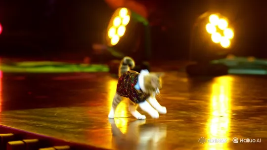 Feline Star Mimics Michael Jackson's Iconic Dance – AI Generated Video | Hailuo AI