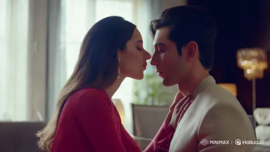 Intimate Embrace: Couple's Moment in Artful Setting – AI Generated Video | Hailuo AI