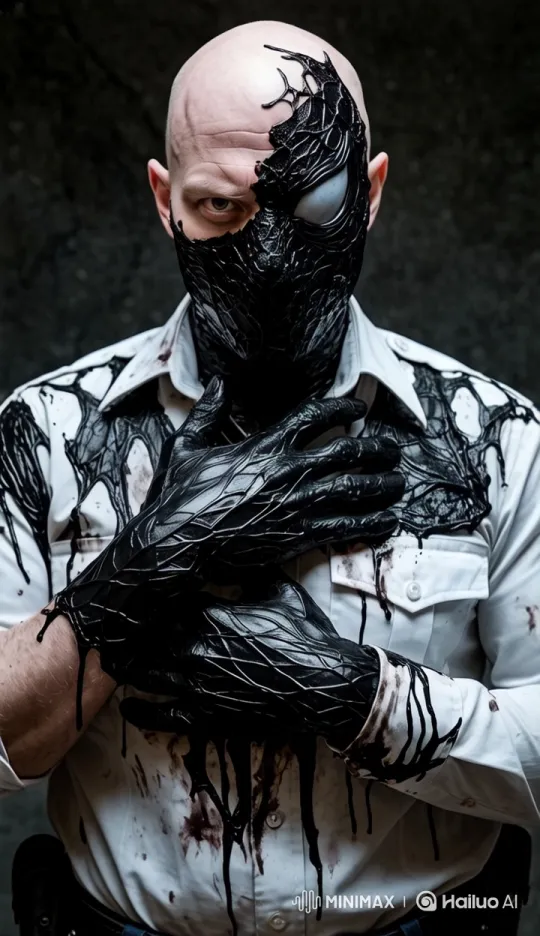 Symbiote Transformation: A Surreal, Sinister Invasion – AI Generated Video | Hailuo AI