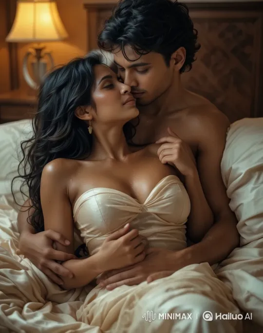 Intimate Couple Embrace in Warm, Intimate Setting – AI Generated Video | Hailuo AI