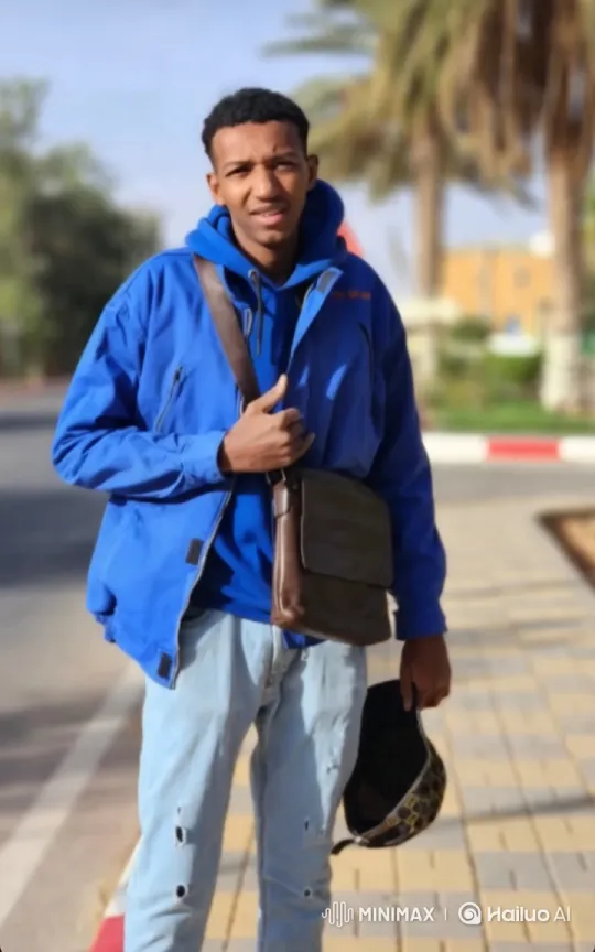 Young Man Performs Funny Movements on Urban Sidewalk – AI Generated Video | Hailuo AI