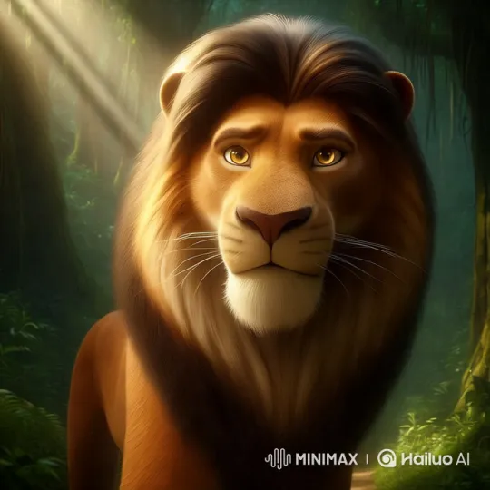 Raja the Lion Confronts Danger with Compassion – AI Generated Video | Hailuo AI