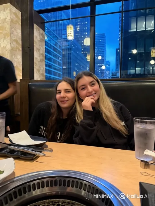 "Urban Dining: Joyful Women in Modern Restaurant Setting" – AI Generated Video | Hailuo AI