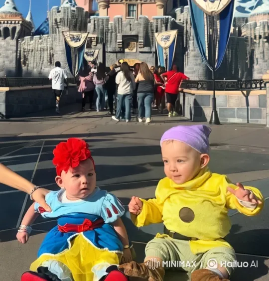 Toddlers Dance in Fairy Tale Castle Setting – AI Generated Video | Hailuo AI